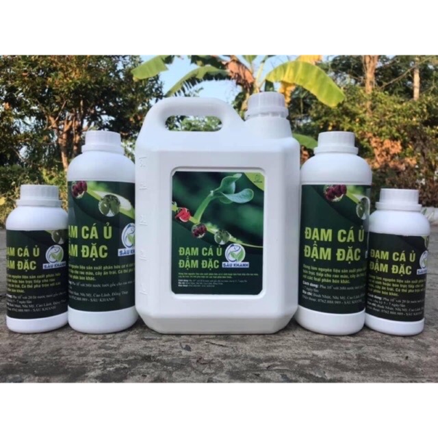 1 KG Phân Đạm Hữu Cơ - Đạm Cá Ủ Đậm Đặc