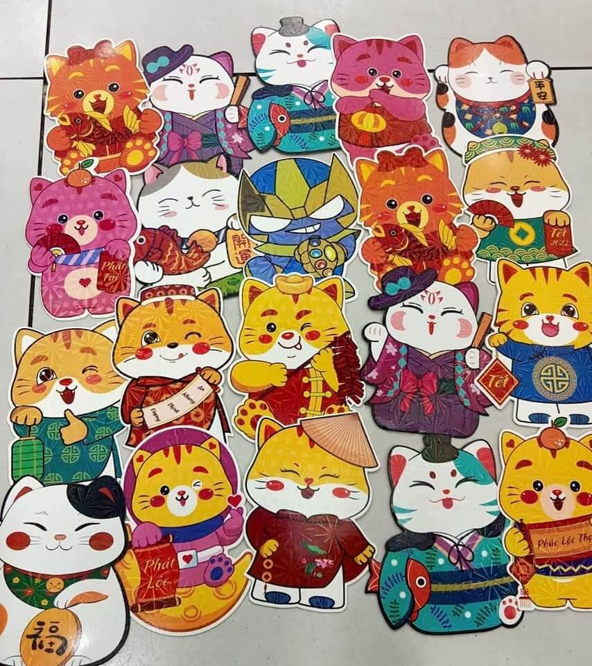 Bao lì xì hoạt hình Chibi hàng loại 1, siêu dễ thương ngộ nghĩnh. Bao lì xì Chibi có phản quang. Bao lì xì Tết Combo 10 cái, 20 cái, 30 cái mix lộn xộn đủ hình.