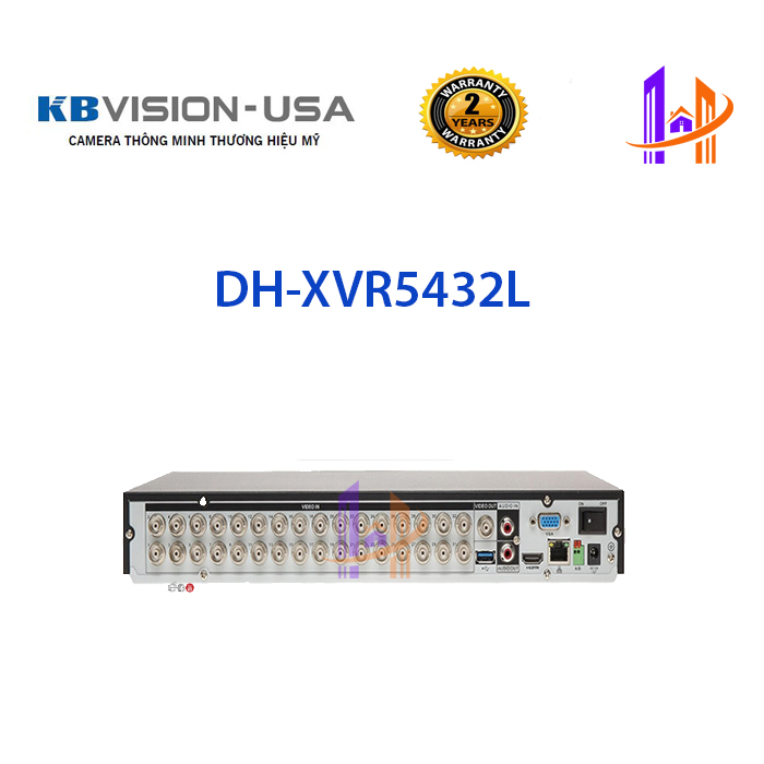 [HCM][Trả góp 0%][Đầu Ghi Hình 32 Kênh Dahua DH-XVR5432L]  2MP Hỗ Trợ 4 hddHàng Chính Hảng