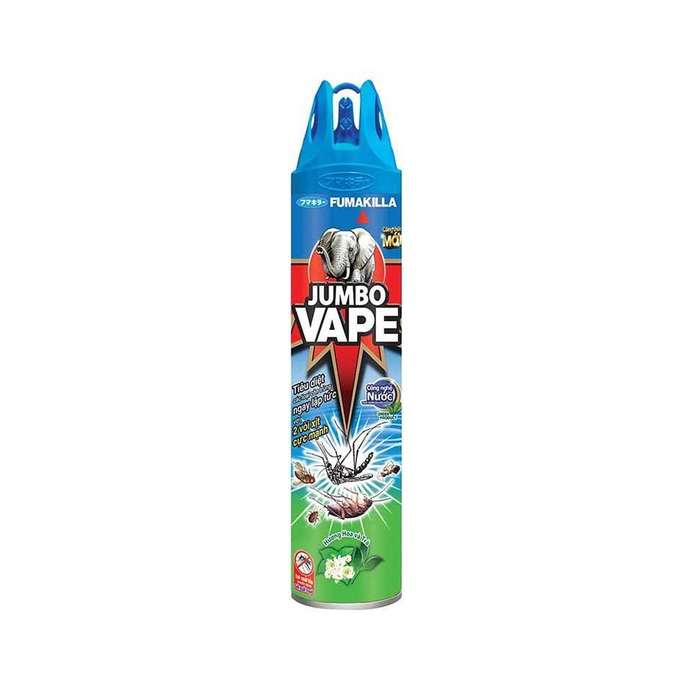 Phiên bản mới bình xịt côn trùng jumbovape 600ml mùi hoa và trà
