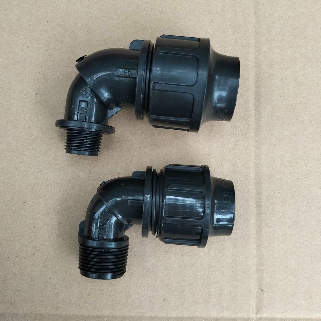 Góc ren ngoài ống nước sạch HPDE phi 20, 25