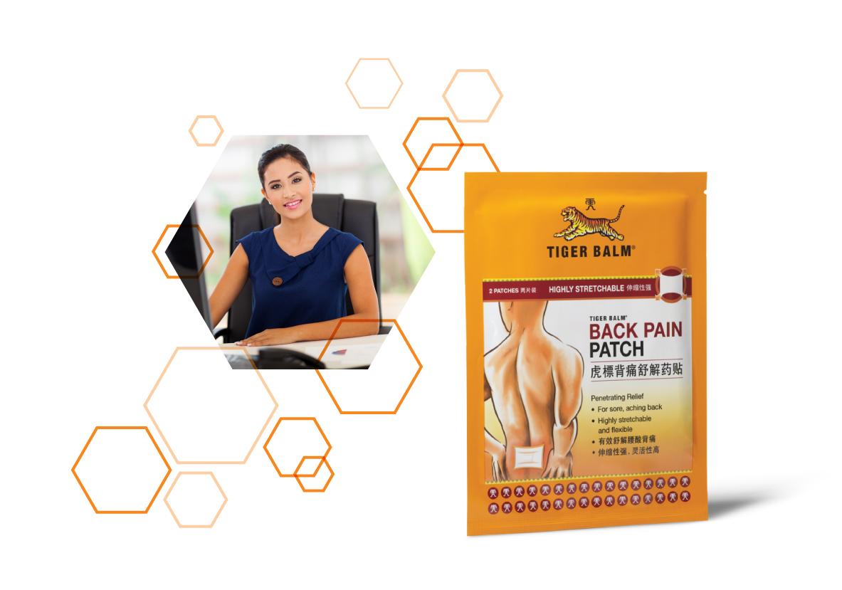 Miếng dán tiger balm back pain patch