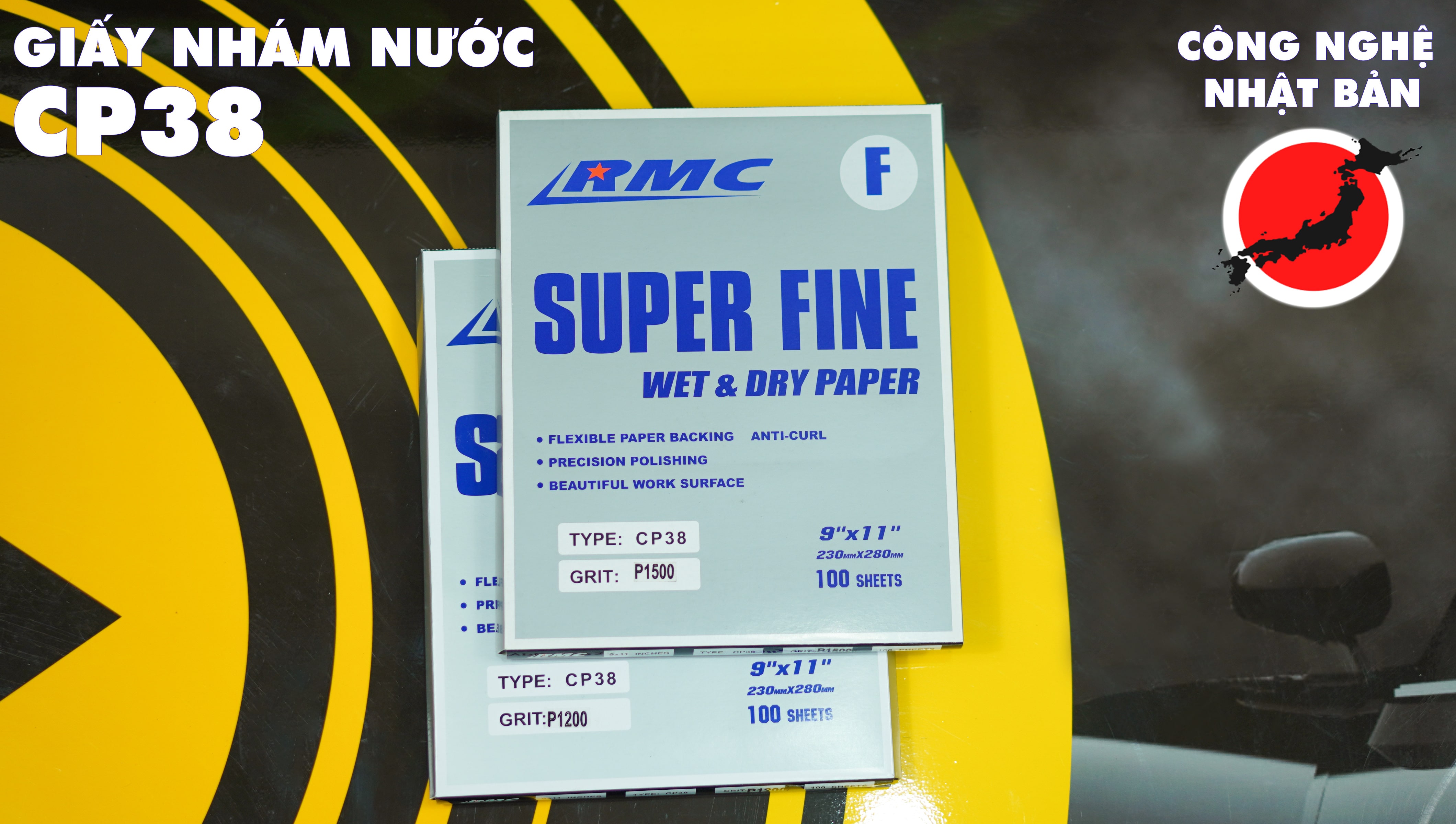 Giấy nhám nước CP38 - hàng Nhật chất lượng cao