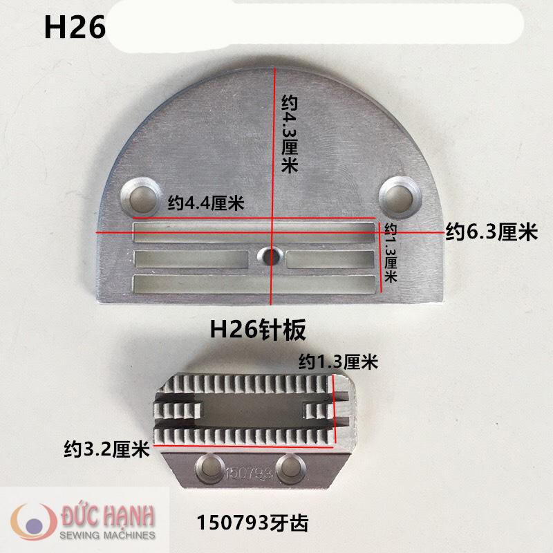 BỘ RĂNG CƯA MẶT NGUYỆT MAY HÀNG DẦY H26