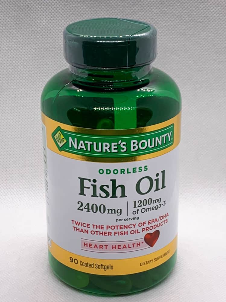 Nature s Bounty Fish Oil 2400mg Dầu cá 1200mg Omega