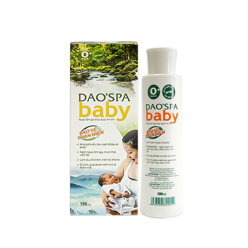 Nước tắm gội thảo dược cho bé Daospa Baby