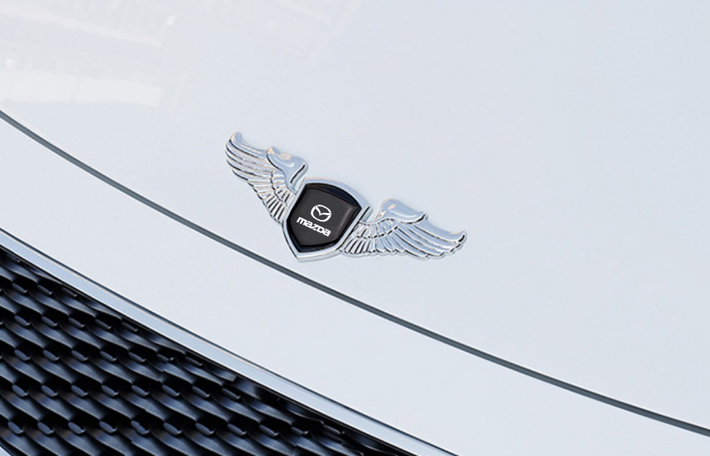 [HCM]Logo đôi cánh dán capo xe ô tô cao cấp (Mazda)