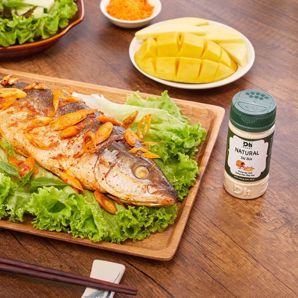 Gia vị bột nguyên chất (tỏi, sả, gừng, nghệ, ớt...) DH Foods
