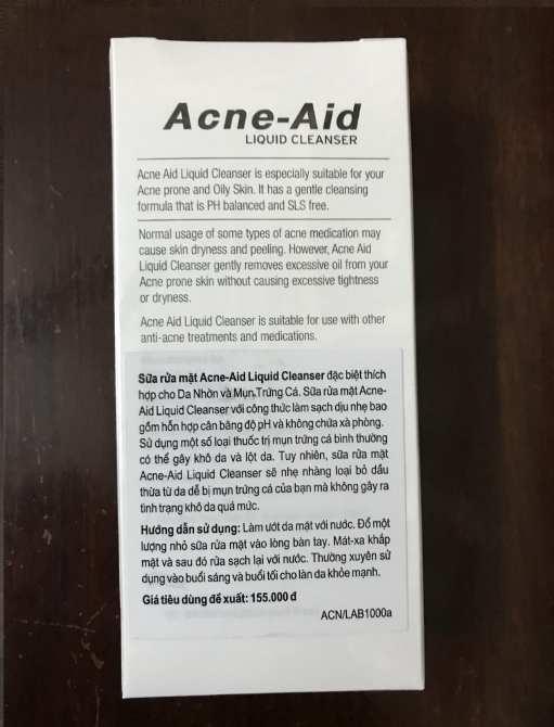 SỮA RỬA MẶT ACNE -AID LIQUID CLEANSER 100ML