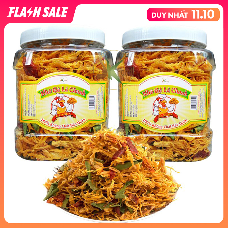 1kg khô gà lá chanh thơm ngon hấp dẫn