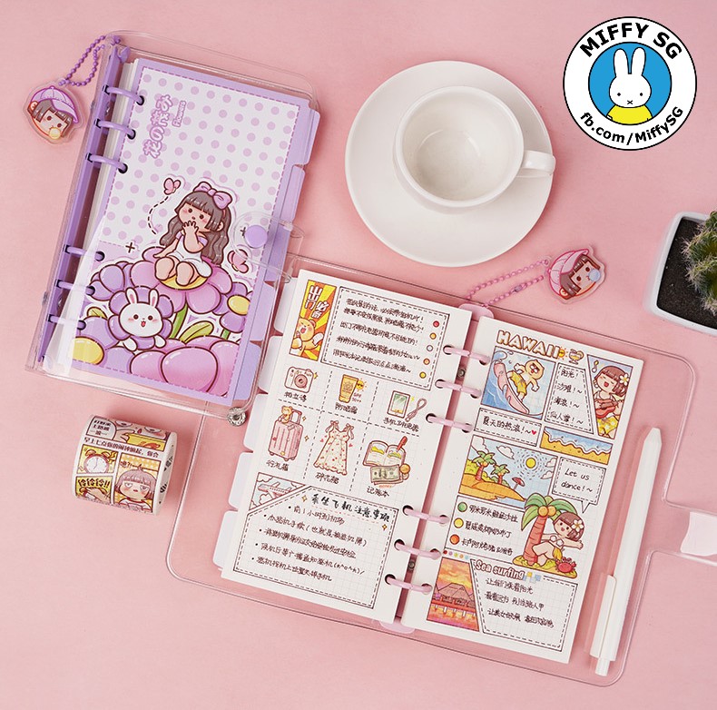 [DUGA] SET PLANNER SỔ CÒNG A5A6 SMALL MOCHI