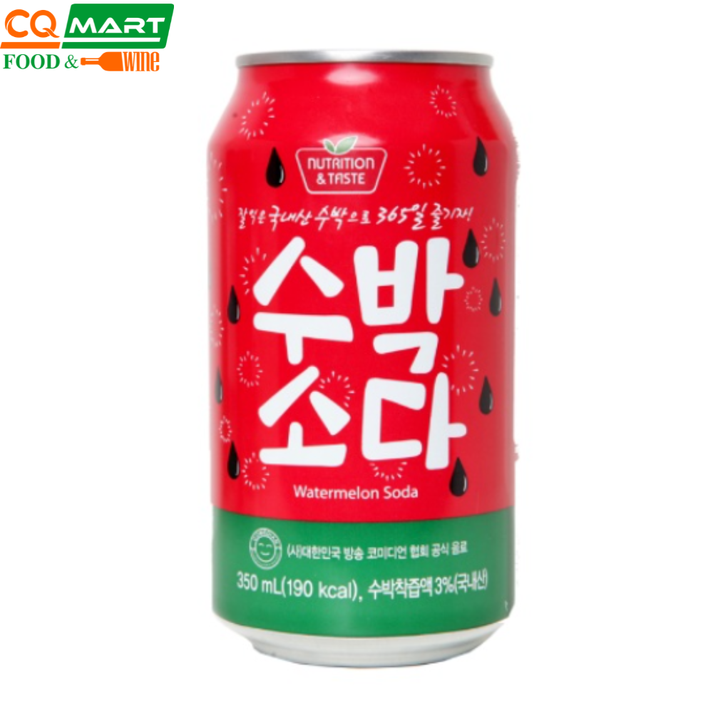 Soda hàn quốc sfc vị dưa hấu lon 350ml