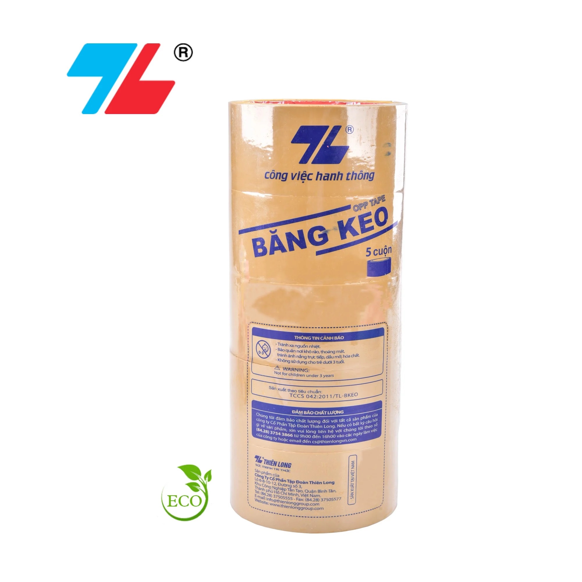 Combo 5 băng keo đục thiên long 80 yards bkd-080