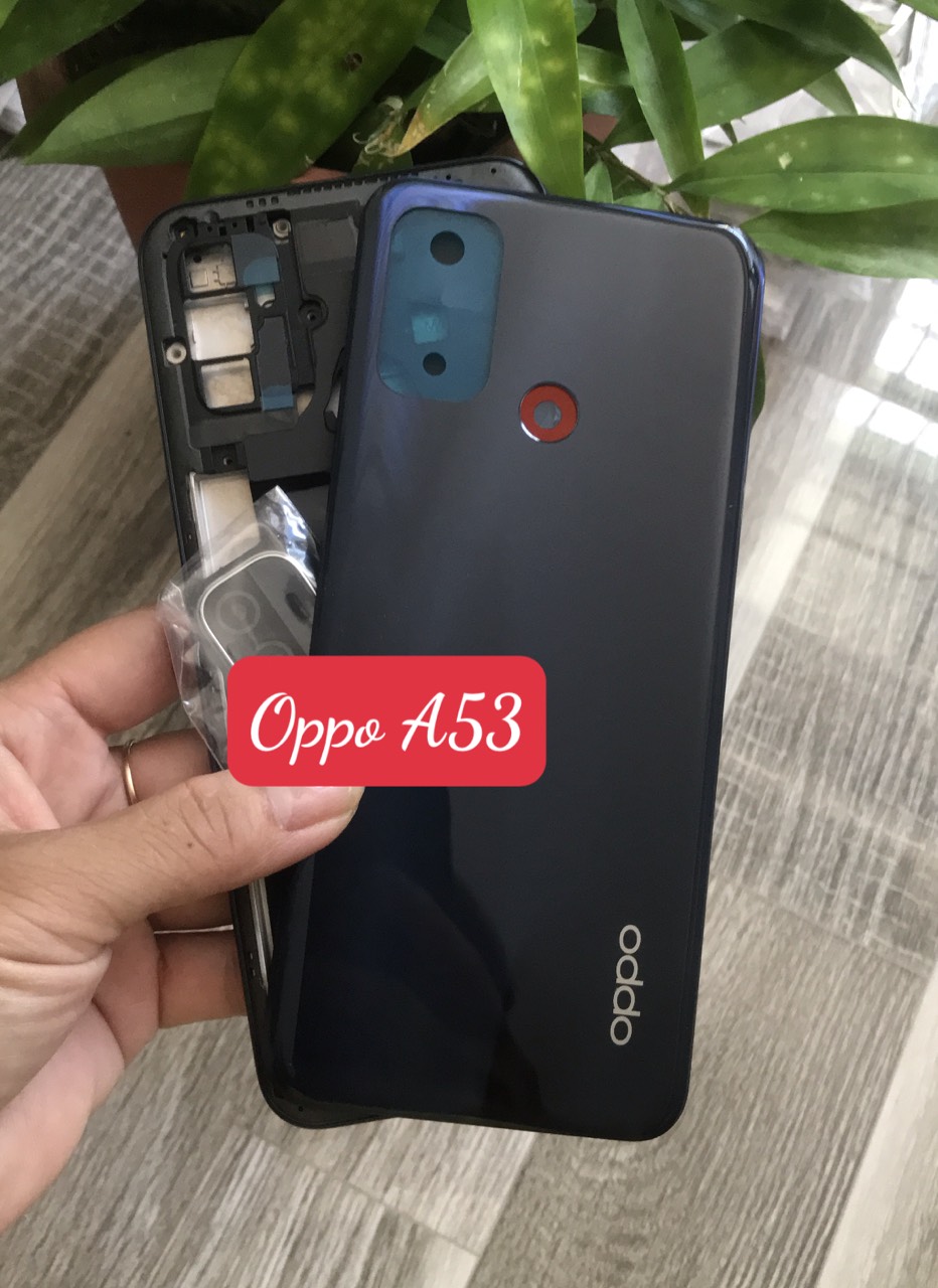 Bộ Vỏ sườn Oppo A53 /A32 zin (kèm khay sim ,kính camera,nút bấm)
