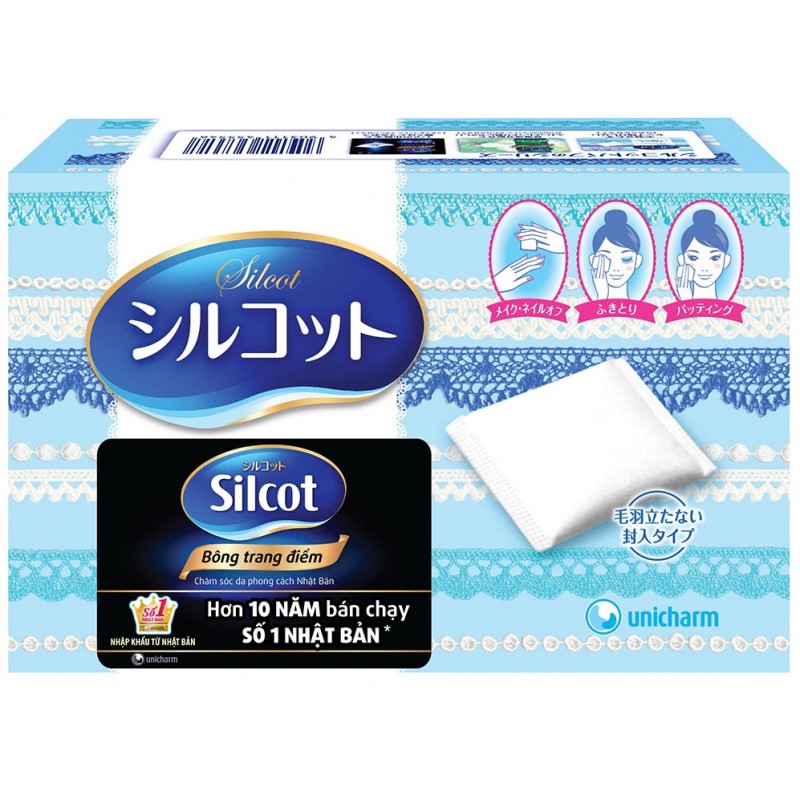 [Order trả khách] Bông Tẩy Trang Silcot 82 Miếng