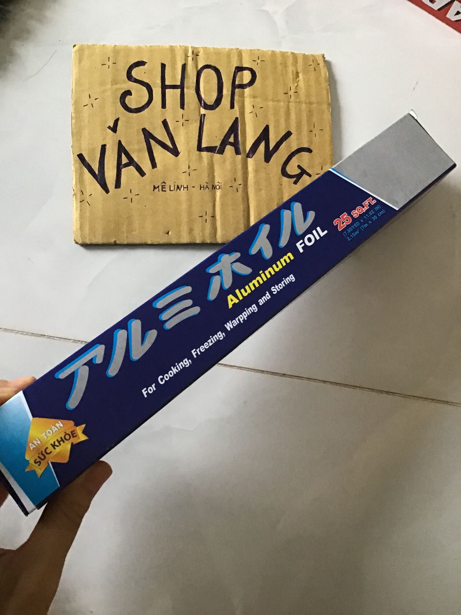 [Free Ship] - Giấy bạc nướng bọc bảo quản thực phẩm 30cm