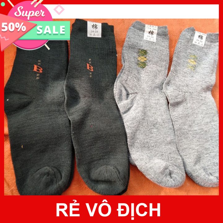 [ ComBo 10 Đôi ] Tất Vớ Nam Siêu Dày Siêu Bền Đẹp