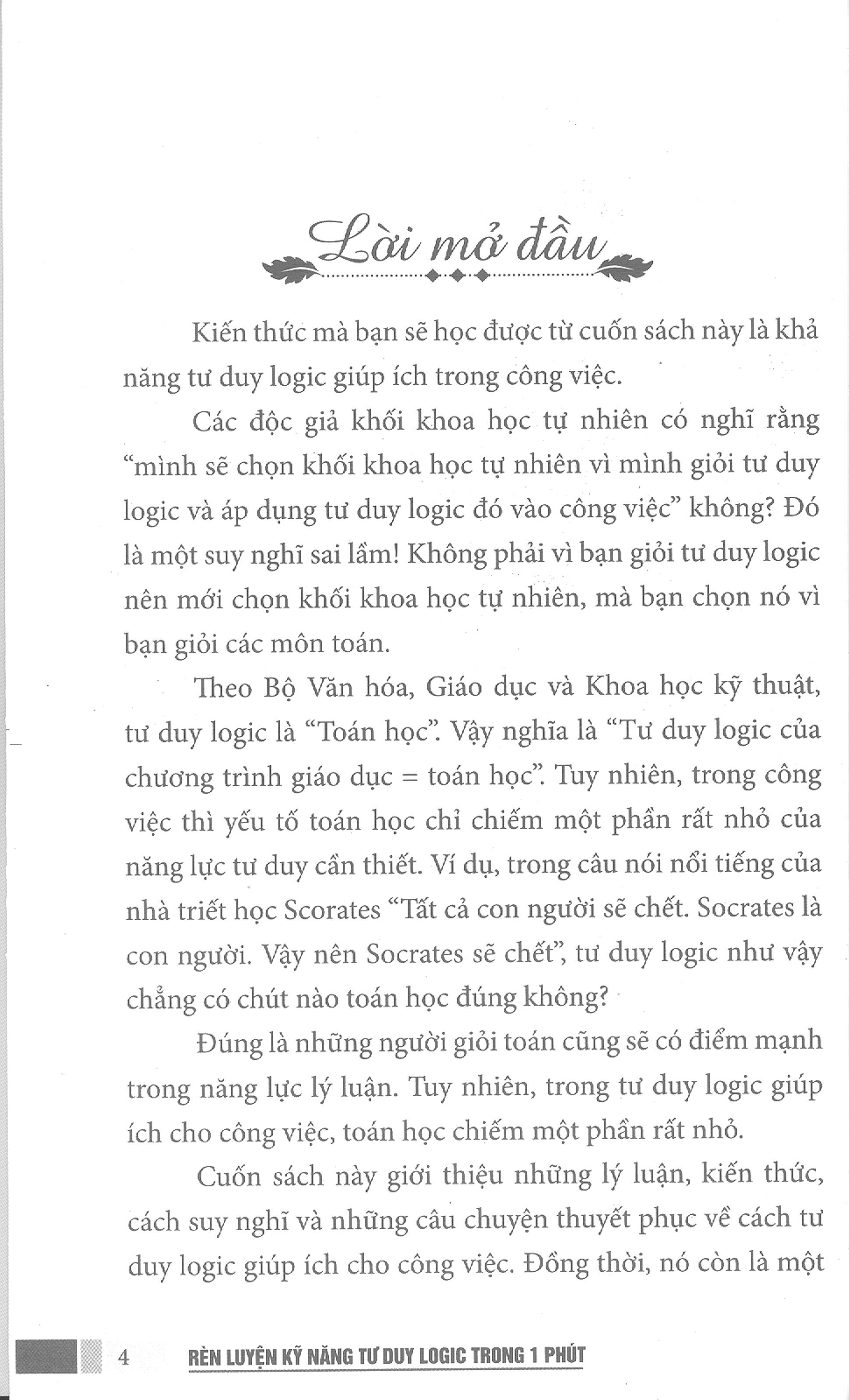 Rèn Luyện Kĩ Năng Tư Duy Logic Trong 1 Phút