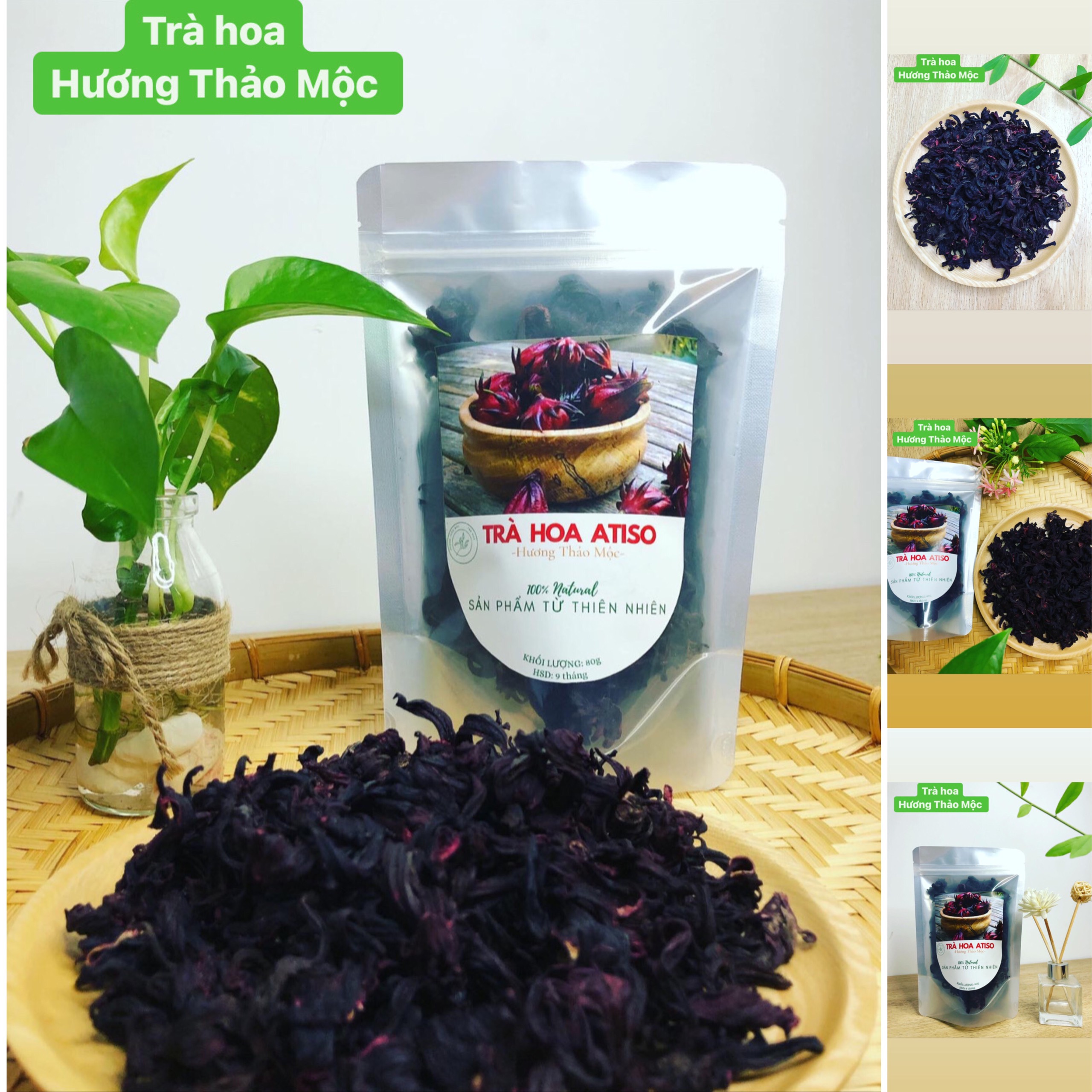 Trà Atiso 1kg - Trà Hoa Natural Thảo Mộc