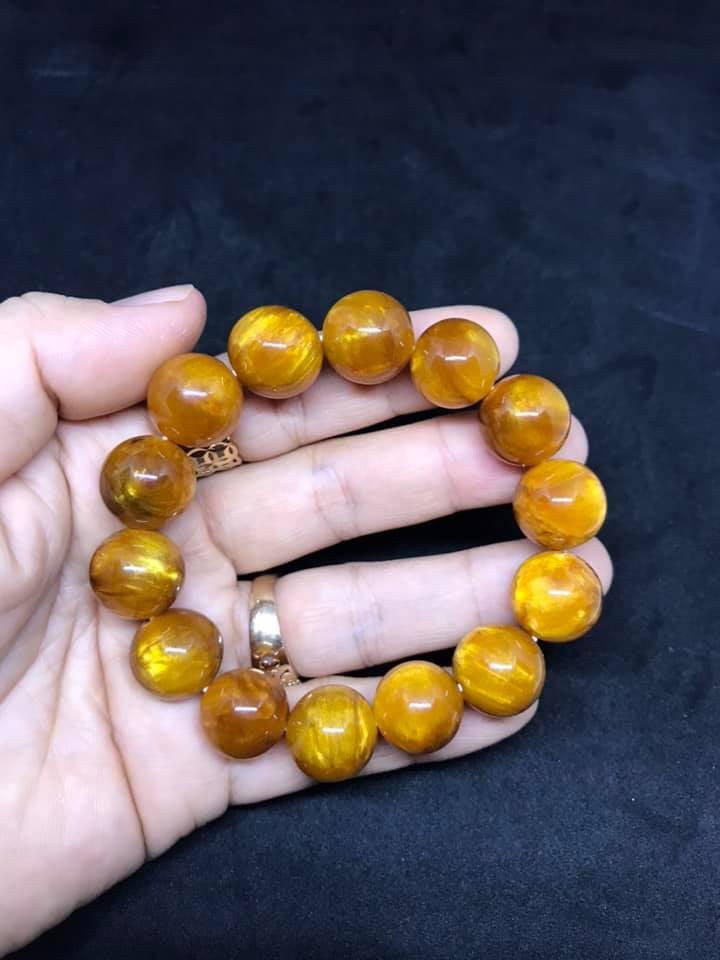 [HCM]VÒNG TAY DƯƠNG BIỂN VÀNG 14LY
