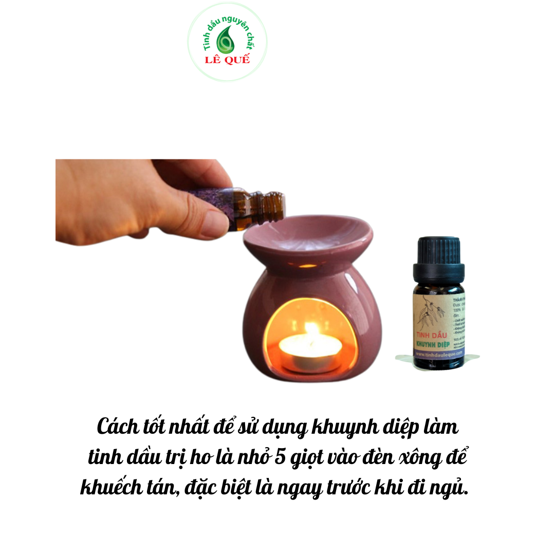 (Lê Quế) Tinh dầu khuynh diệp Lê Quế (Eucalyptus Essential Oil) Giảm ngạt mũi, sổ mũi, viêm họng Lọ 10-50ml Koshka Home