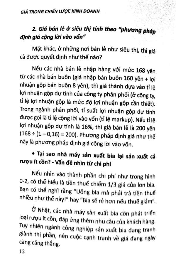 Sách: Giá Trong Chiến Lược Kinh Doanh