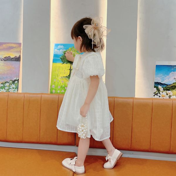 Đầm ren công chúa đính nơ cho bé size (9-43Kg)