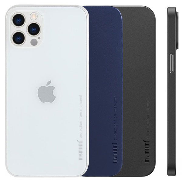 Ốp lưng Memumi cho iPhone 12 Pro Max bảo vệ camera, siêu mỏng 0.3 mm Hàng nhập khẩu