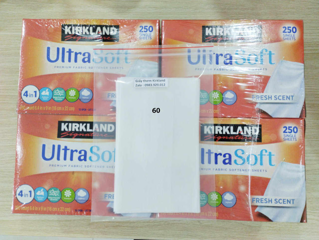[ Tách lẻ ] Giấy thơm quần áo kirkland của Mỹ