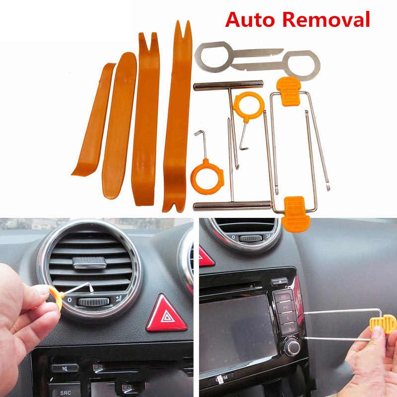 Tiện Lợi Hơn Bao Giờ Hết: Bộ Dụng Cụ 12 Món Tháo Lắp Nhựa Cho Ô Tô và Xe Máy