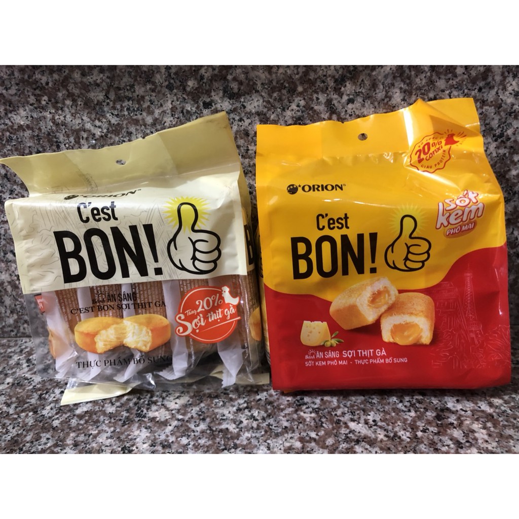 Combo 5 gói Bánh bông lan Orion C'est Bon Date 6 Tháng