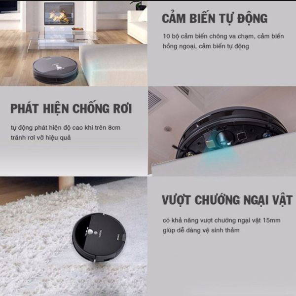 Robot Hút bụi lau nhà Ecovacs Deebot DF45