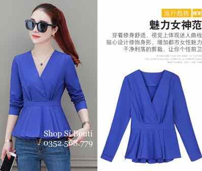 Áo Cổ V Sang Chảnh Phong Cách Hàn Quốc Cực Hot