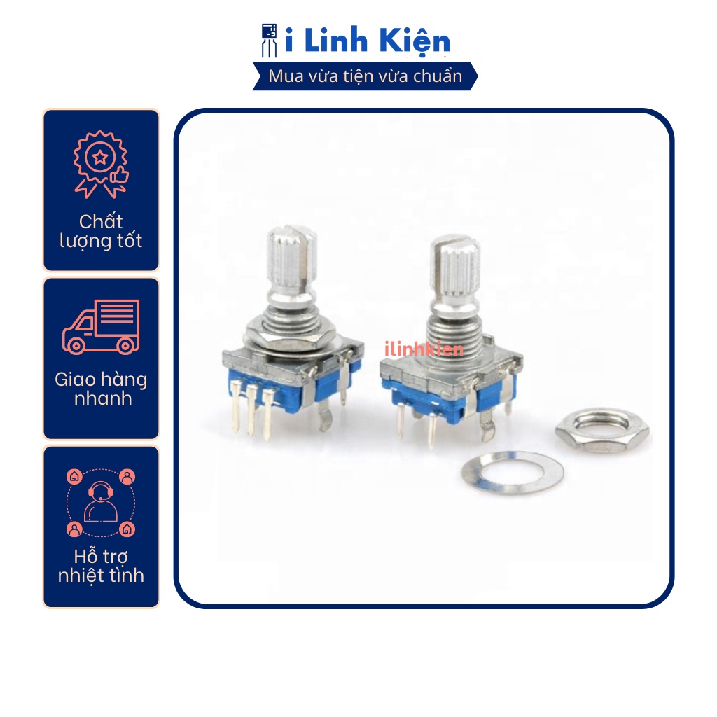 Công tắc vô cấp volume EC11 EC12 EC16 chất lượng tốt