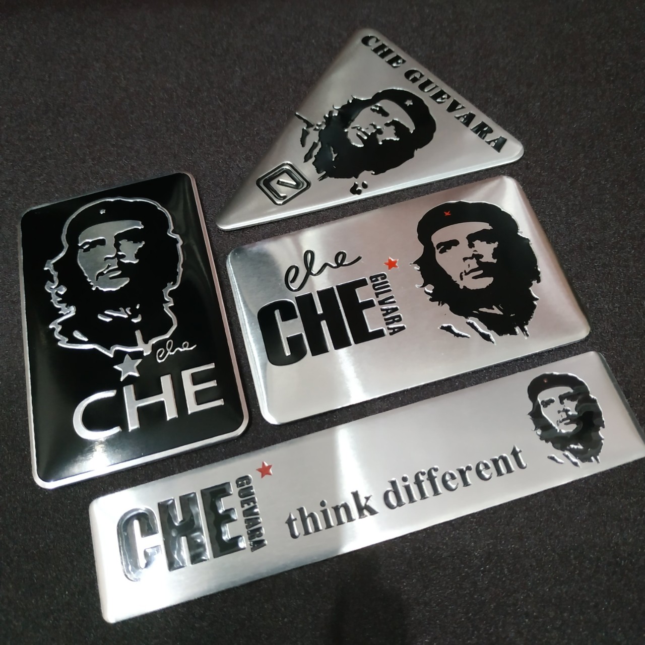 Tem nhôm dán xe CHE guevara nhiều kích thước