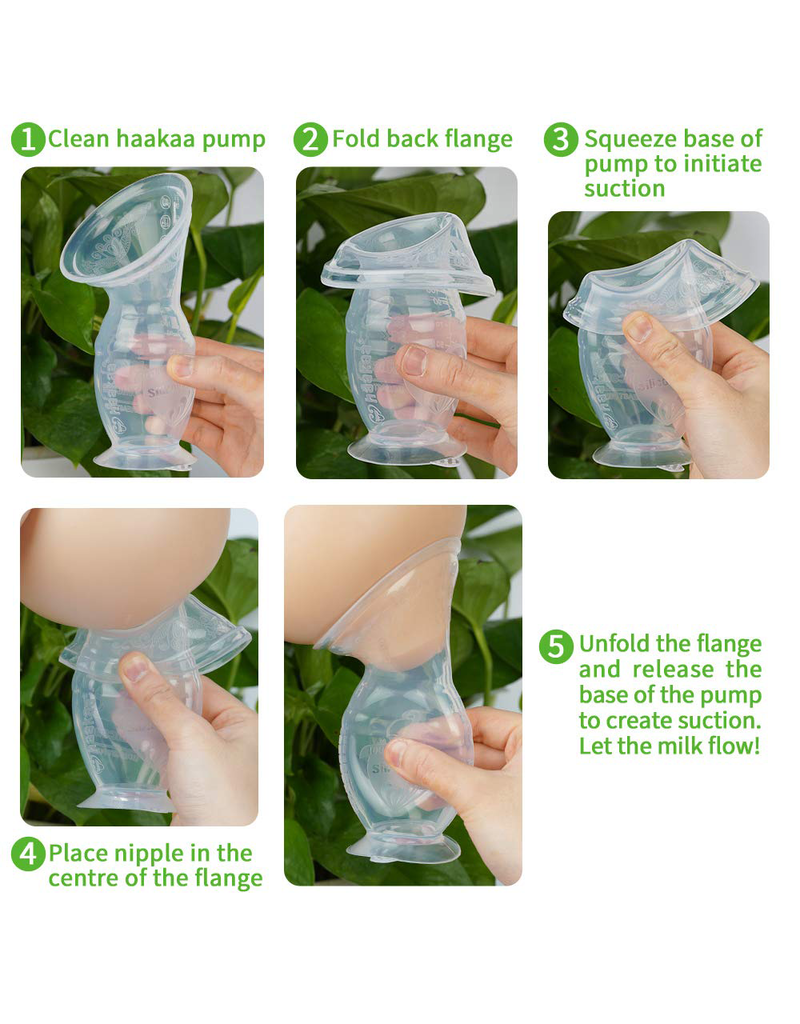 Cốc hứng sữa HaaKaa 100ml đã qua sử dụng