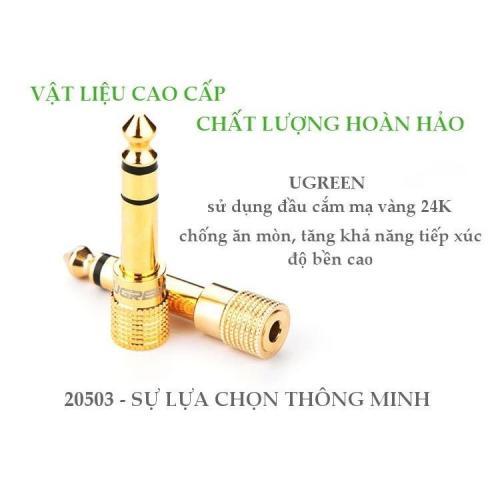 Đầu 3.5Mm Sang 6.5Mm UGREEN 20503