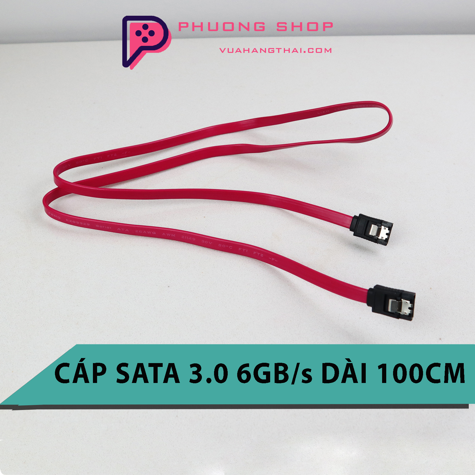 Cable sata 3.0 high speed 6 gb/s long 100cm, sata cable 1m