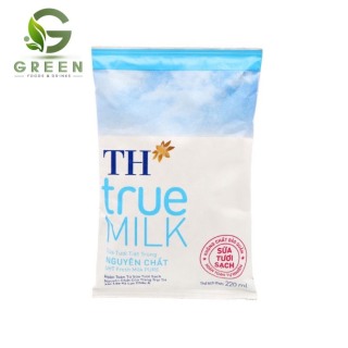 Combo 10 bịch sữa tươi TH True Milk nguyên chất 220ml thumbnail