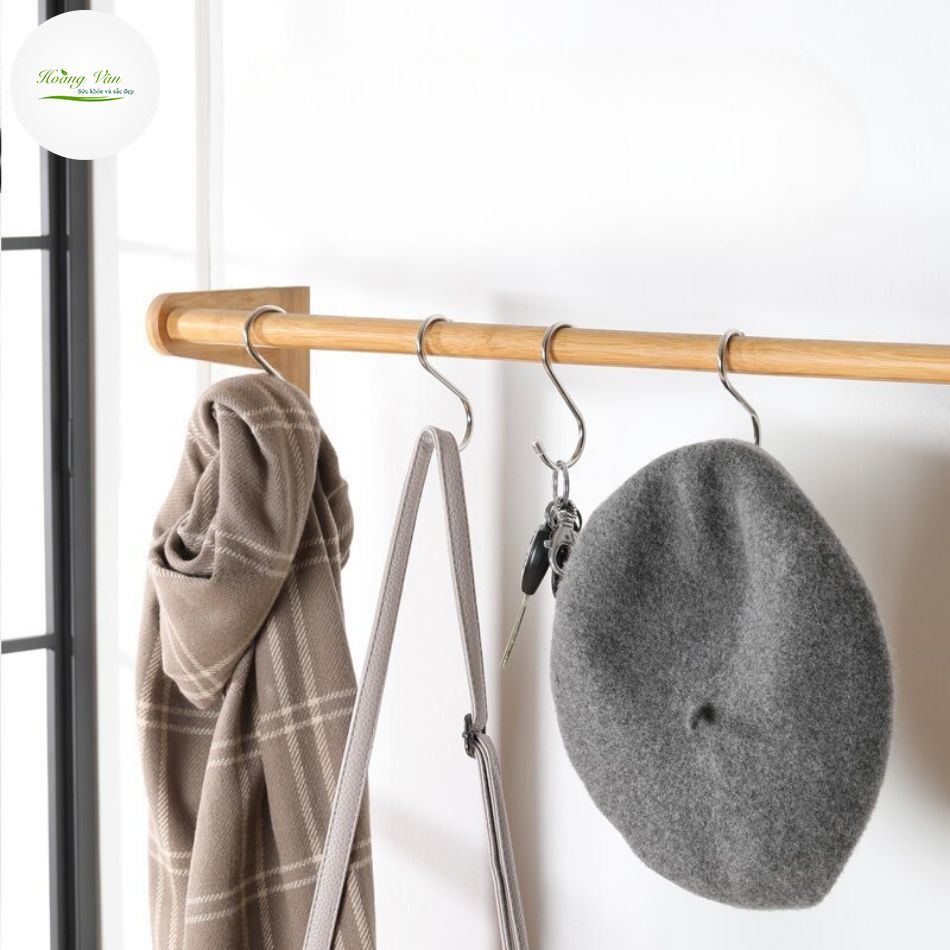 Combo 10 Móc treo đồ chữ S Inox sáng bóng