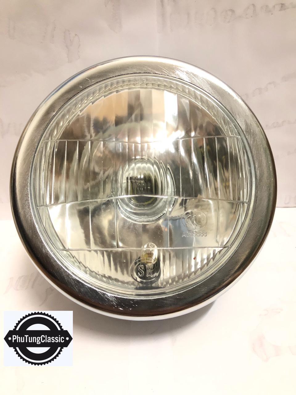 COMBO Đèn pha Su GN + tai bắt pha , độ classic, cafe racer....