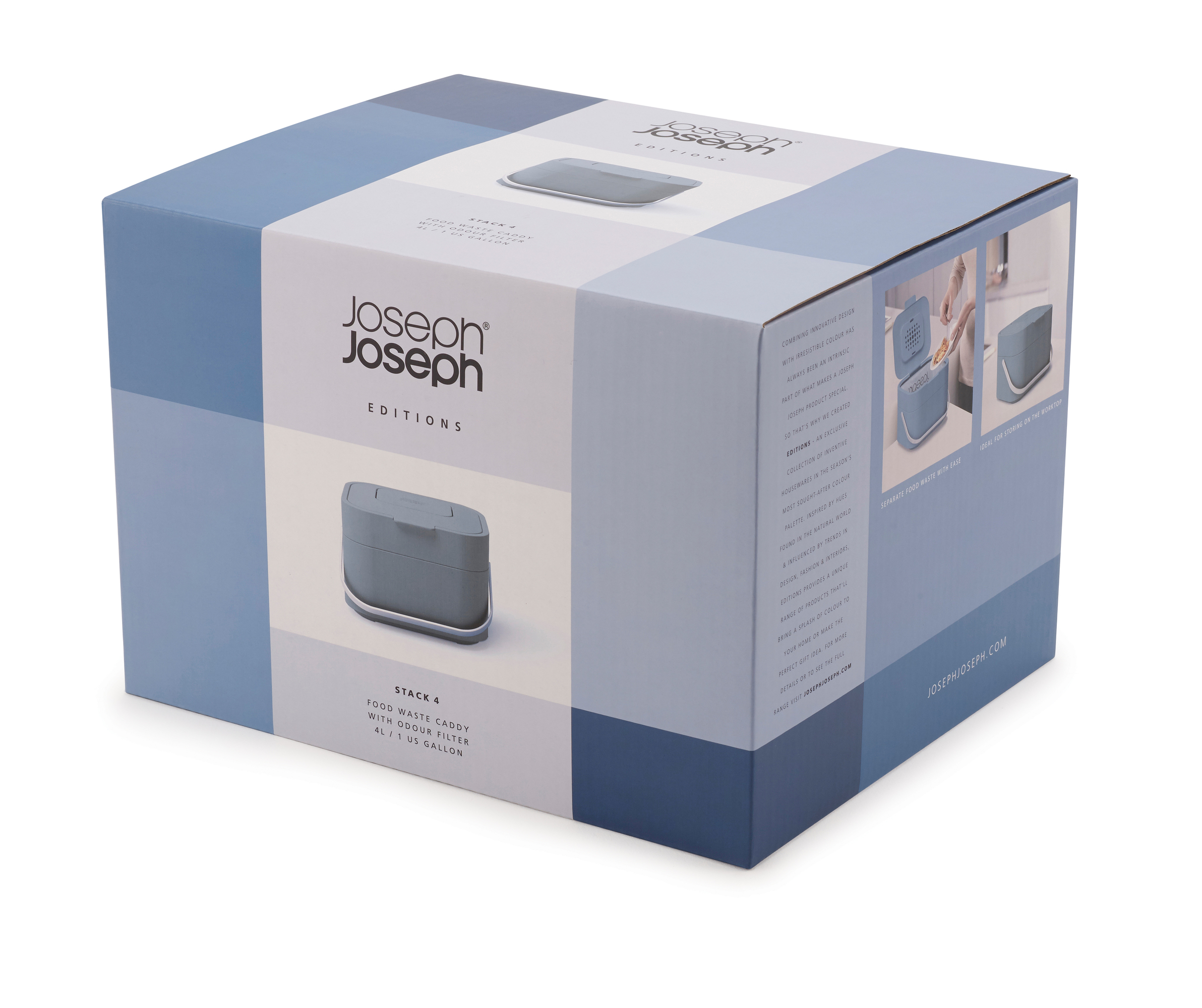Hộp đựng rác nhà bếp mini Joseph Joseph (xanh) 003215