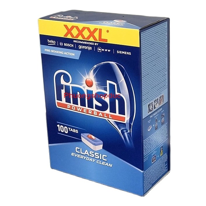 Viên rửa bát Finish Classic 110 viên