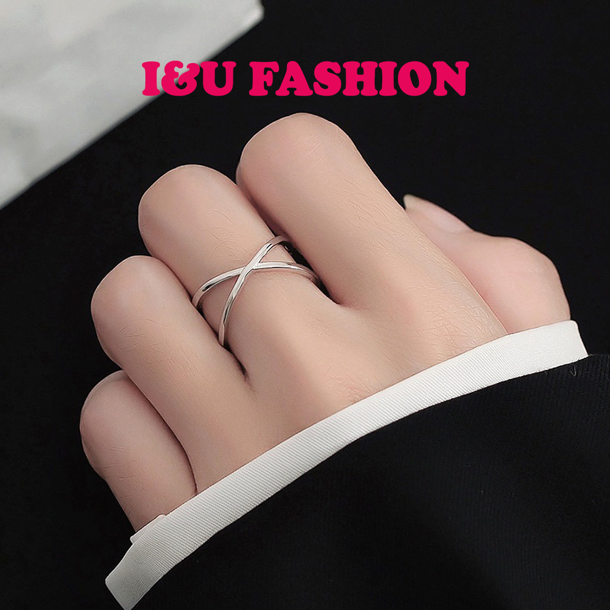 Nhẫn Chữ X Thiết Kế Mỏng Nhẹ Thanh Lịch Đơn Giản Độc Đáo Thời Trang Basic Phong Cách Cá Tính Phụ Kiện Trang Sức Cho Nam Nữ NA-05