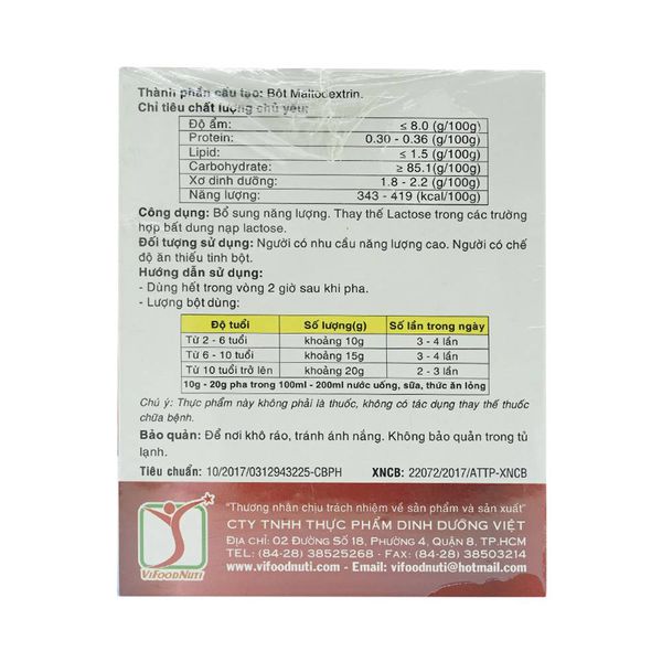 Thực phẩm bổ sung Calories – MD 400g