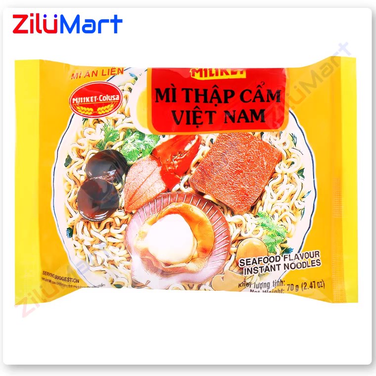 Mì thập cẩm Miliket (thùng 30 gói) loại 70g
