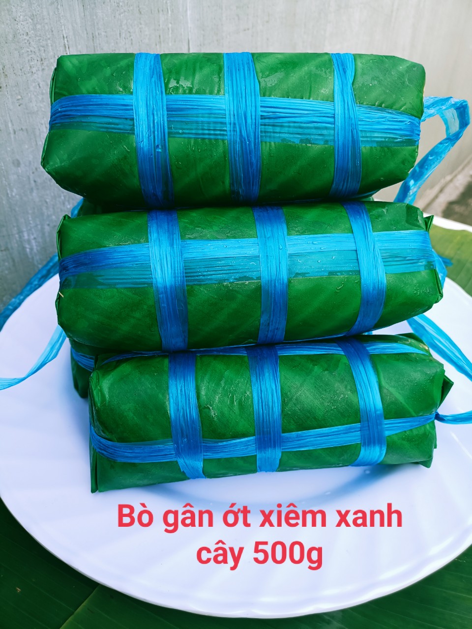CHẢ BÒ GÂN ỚT XIÊM ( 500G )