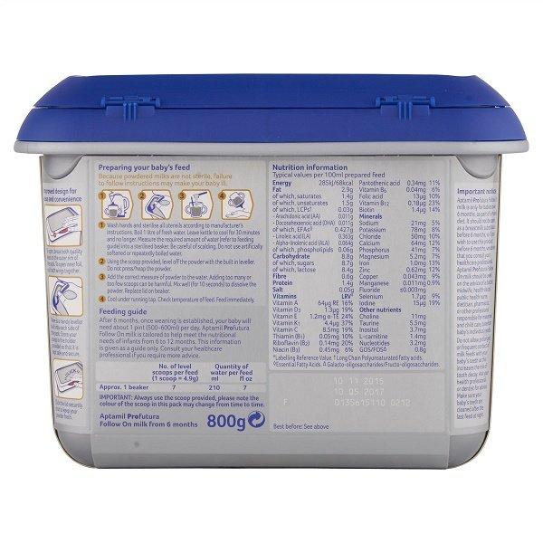 Sữa Aptamil Profutura Follow On số 2 (Anh) (800g)