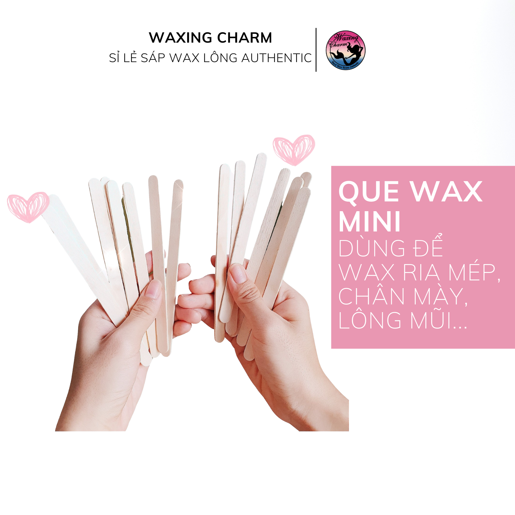 10 QUE MINI WAX CHÂN MÀY, MŨI