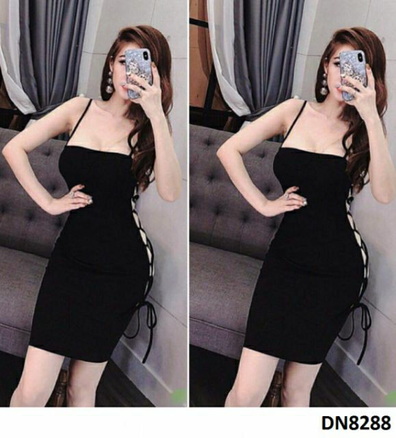 Đầm body đan dây sexy